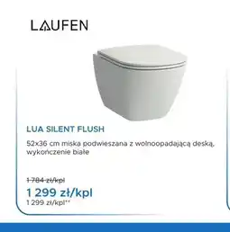 Blu Miska WC podwieszana Laufen Lua Silent Flush z deską wolnoopadającą oferta