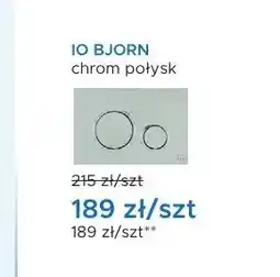 Blu Przycisk spłukujący IO BJORN chrom połysk oferta