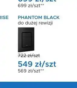 Blu Przycisk spłukujący GROHE PHANTOM BLACK oferta