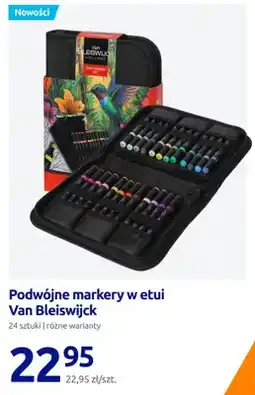 Action Podwójne markery w etui 24 sztuki Van Bleiswijck oferta