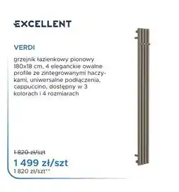 Blu Grzejnik łazienkowy Excellent Verdi oferta