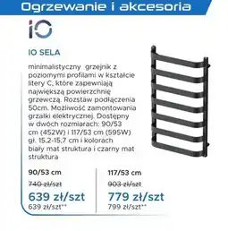 Blu Grzejnik łazienkowy IO SELA 90/53 cm oferta