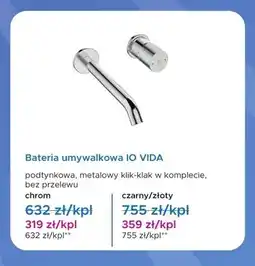 Blu Bateria umywalkowa IO VIDA chrom oferta