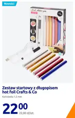 Action Zestaw startowy z długopisem hot foil Crafts & Co oferta