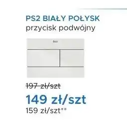 Blu Przycisk spłukujący Roca PS2 biały połysk oferta