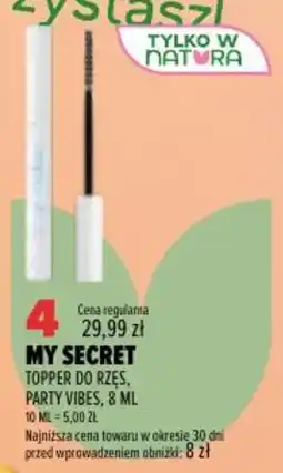 Drogerie Natura My Secret Topper do rzęs Party vibes oferta