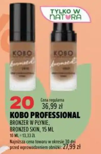 Kobo Professional Bronzer w płynie, Bronzed Skin