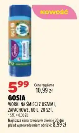 Drogerie Natura GOSIA Worki na śmieci z uszami, zapachowe oferta