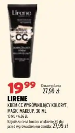 Drogerie Natura Lirene Krem CC Wyrównujący Koloryt, Magic Makeup oferta