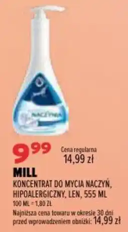 Drogerie Natura Mill Koncentrat do mycia naczyń, hipoalergiczny, len oferta