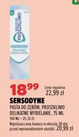 Drogerie Natura Sensodyne Pasta do zębów, proszkowo delikatne wybielanie oferta