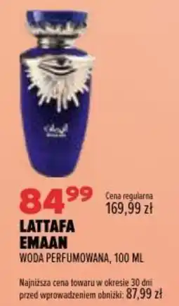 Drogerie Natura Lattafa Emaan Woda Perfumowana oferta