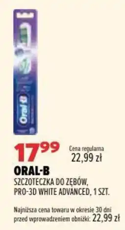 Drogerie Natura Oral-B Szczoteczka do zębów, Pro-3D White Advanced oferta