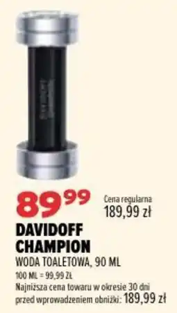 Drogerie Natura Davidoff Champion Woda Toaletowa oferta
