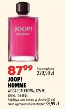 Drogerie Natura Joop! homme woda toaletowa oferta