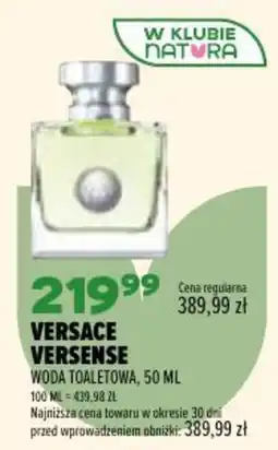 Drogerie Natura Versace Versense Woda Toaletowa oferta