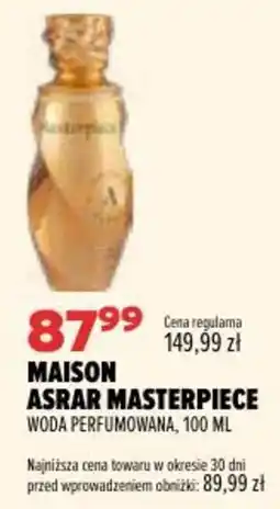 Drogerie Natura Maison Asrar Masterpiece Woda Perfumowana oferta