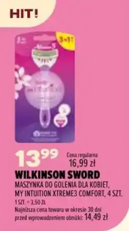 Drogerie Natura Wilkinson Sword Maszynka do golenia dla kobiet, My Intuition Xtreme3 Comfort oferta