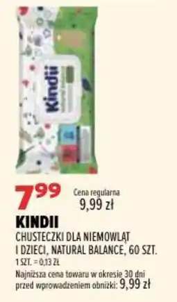 Drogerie Natura Kindii Chusteczki dla niemowląt i dzieci, Natural Balance oferta