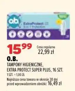 Drogerie Natura O.B. Tampony Higieniczne, Extra Protect Super Plus oferta
