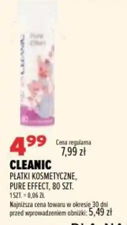 Drogerie Natura Cleanic Platki Kosmetyczne, Pure Effect oferta