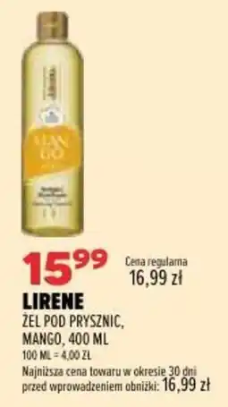 Drogerie Natura Lirene Żel pod prysznic, Mango oferta