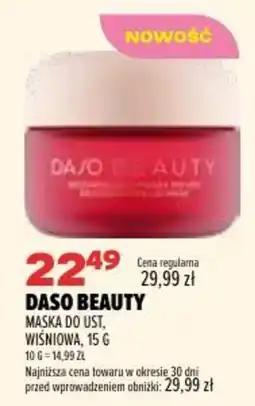 Drogerie Natura Daso Beauty Maska do ust, wiśniowa oferta