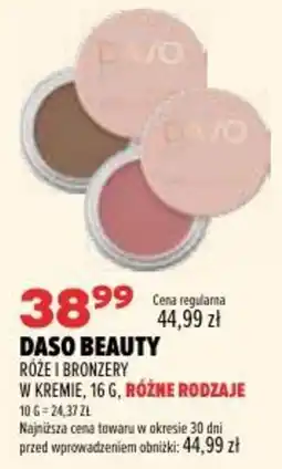 Drogerie Natura Daso Beauty Róże i Bronzery oferta