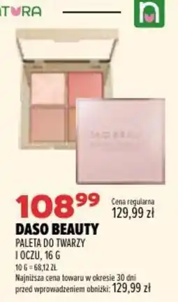 Drogerie Natura DASO BEAUTY PALETA DO TWARZY I OCZU oferta