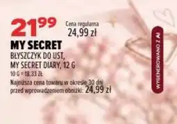 Drogerie Natura My Secret Błyszczyk do ust oferta