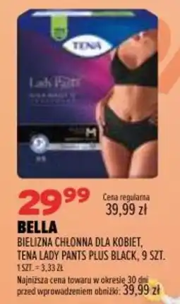 Drogerie Natura Bella Bielizna chłonna dla kobiet, TENA Lady Pants Plus Black oferta