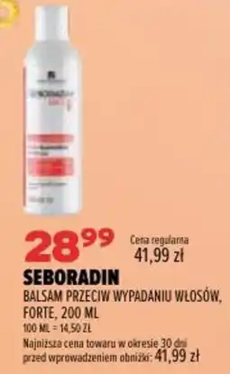 Drogerie Natura Seboradin Balsam przeciw wypadaniu włosów, Forte oferta