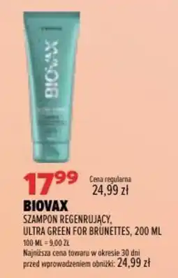 Drogerie Natura Biovax Szampon Regenerujący, Ultra Green for Brunettes oferta
