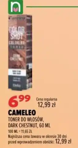 Drogerie Natura CAMELEO TONER DO WŁOSÓW, DARK CHESTNUT oferta