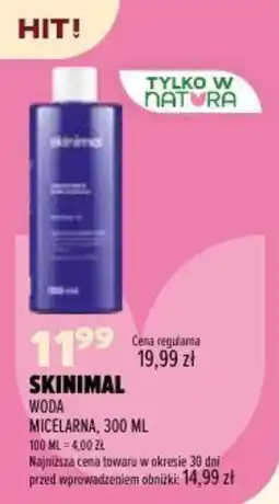 Drogerie Natura Skinimal Woda Micelarna oferta