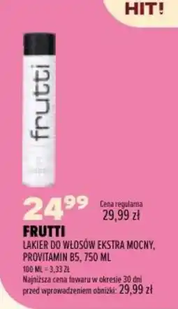Drogerie Natura Frutti Lakier do włosów ekstra mocny oferta