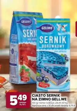 Stokrotka Market Ciasto sernik na zimno Gellwe oferta