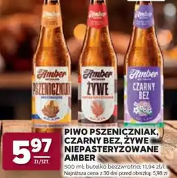 Stokrotka Market Piwo Pszeniczniak, Czarny Bez, Żywe Niepasteryzowane Amber oferta