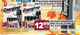 Stokrotka Market Baterie Energizer Max Alkaliczne AA, AAA oferta