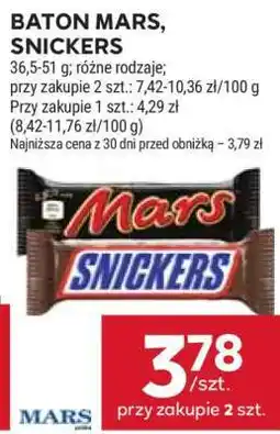 Stokrotka Market Baton Mars, Snickers oferta