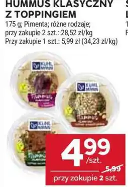 Stokrotka Market Hummus klasyczny z toppingiem oferta