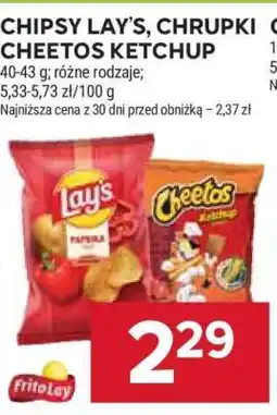 Stokrotka Market Chipsy Lay’s, Chrupki Cheetos Ketchup oferta