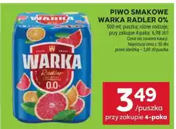 Stokrotka Market Piwo smakowe Warka Radler 0% oferta