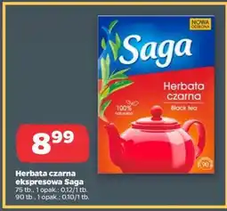 Netto Herbata czarna ekspresowa Saga oferta