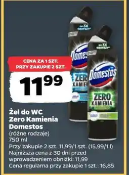 Netto Żel do WC Zero Kamienia Domestos oferta