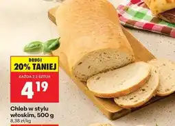 Biedronka Chleb w stylu włoskim, 500 g oferta