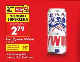 Biedronka piwo Żywiec 500 ml oferta