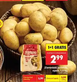 Biedronka Ziemniaki polskie opak . 1,5 kg oferta