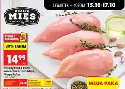 Biedronka Świeży filet z piersi kurczaka Kraina Mięs, Mega Paka oferta