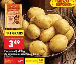 Biedronka Ziemniaki jadalne do smażenia i pieczenia, 1,5 kg oferta